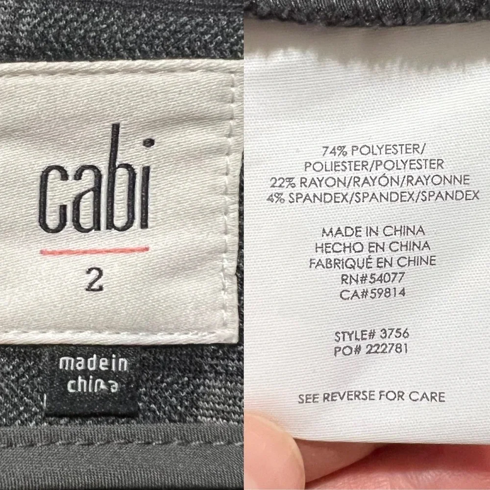 Cabi Women's Plaid Skirt Career Pencil Skirt Professional Office Wear Size 2‎